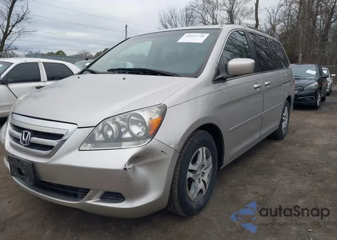 2007 Honda Odyssey Ex-L from USA, damaged, VIN 5FNRL38727B411459